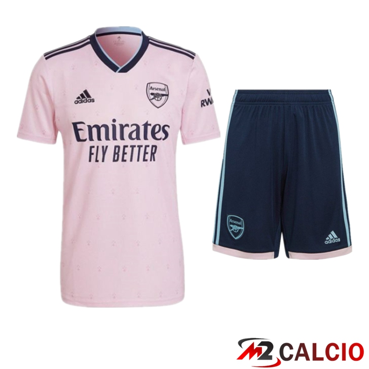 Insieme Maglie Calcio Arsenal Terza + Pantaloncini 2022/2023