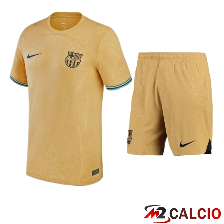 Insieme Maglie Calcio FC Barcellona Seconda + Pantaloncini 2022/2023