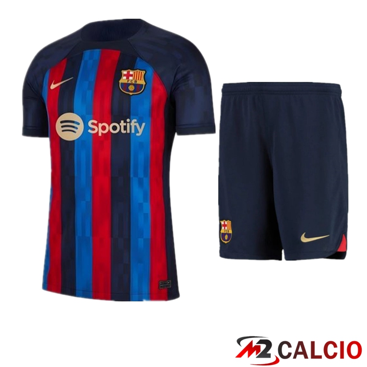 Insieme Maglie Calcio FC Barcellona Prima + Pantaloncini 2022/2023