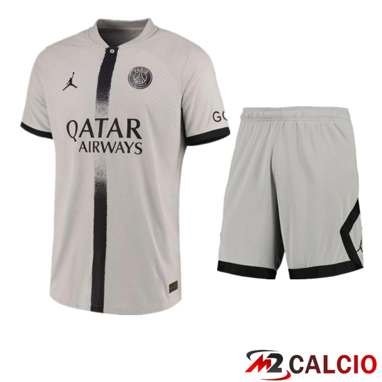 Insieme Maglie Calcio Paris PSG Seconda + Pantaloncini 2022/2023