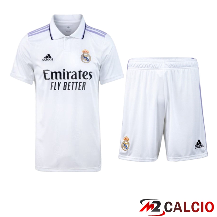 Insieme Maglie Calcio Real Madrid Prima + Pantaloncini 2022/2023