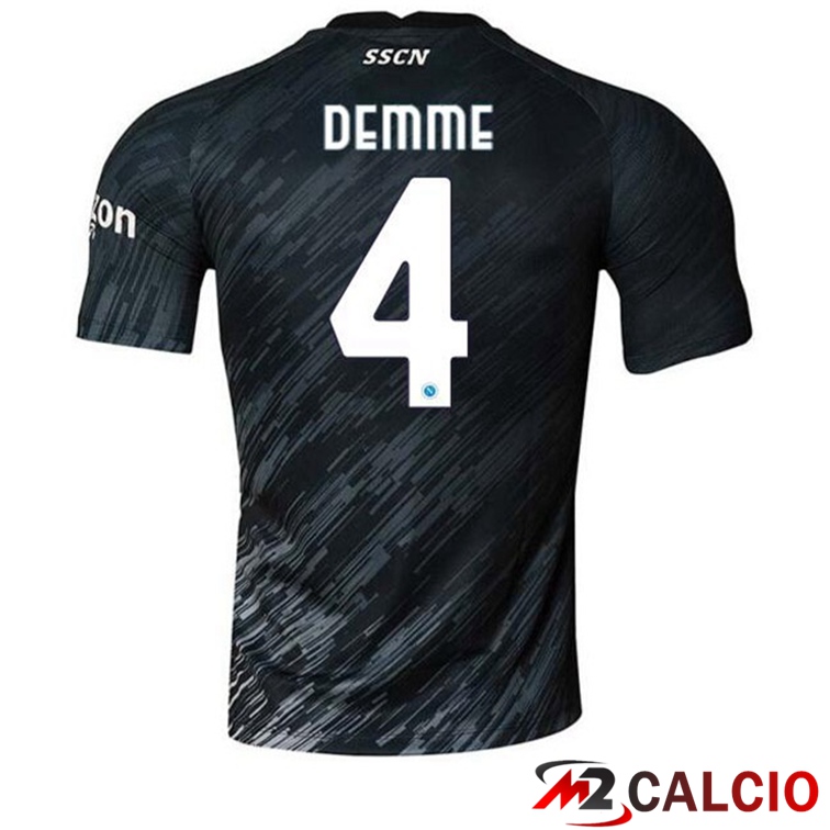 Maglie Calcio SSC Napoli (Demme 4) Terza Nero 2022/2023