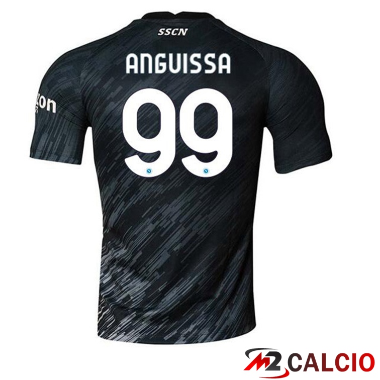 Maglie Calcio SSC Napoli (Anguissa 99) Terza Nero 2022/2023