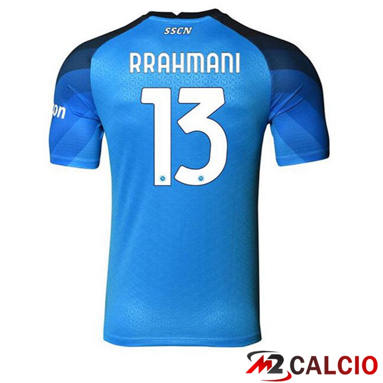 Maglie Calcio SSC Napoli (Rrahmani 13) Prima Blu 2022/2023