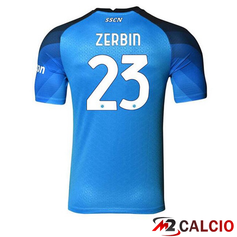 Maglie Calcio SSC Napoli (Zerbin 23) Prima Blu 2022/2023