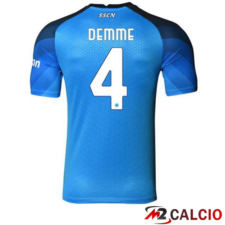 Maglie Calcio SSC Napoli (Demme 4) Prima Blu 2022/2023