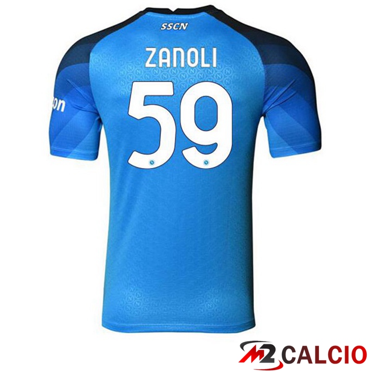 Maglie Calcio SSC Napoli (Zanoli 59) Prima Blu 2022/2023