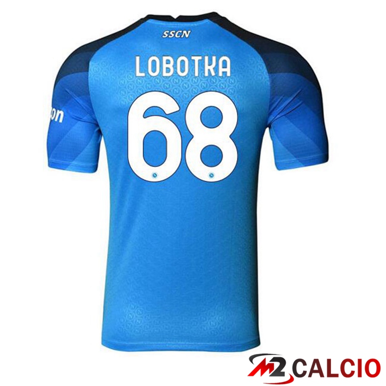 Maglie Calcio SSC Napoli (Lobotka 68) Prima Blu 2022/2023
