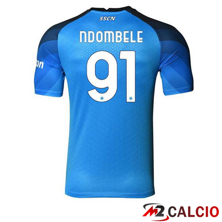 Maglie Calcio SSC Napoli (Ndombele 91) Prima Blu 2022/2023
