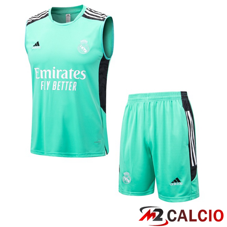 Canotta Calcio Real Madrid + Shorts Verde 2022/2023
