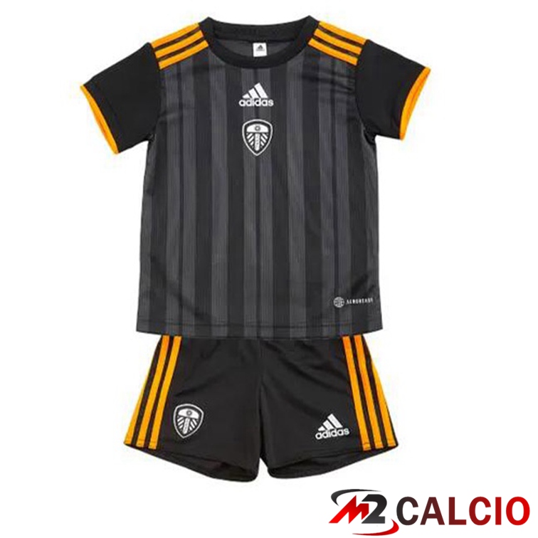 Maglie Calcio Leeds United Bambino Terza Nero 2022/2023