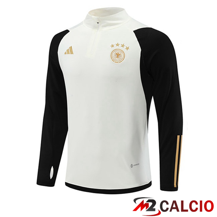 Felpe Allenamento Germania Bianco Nero 2022/2023
