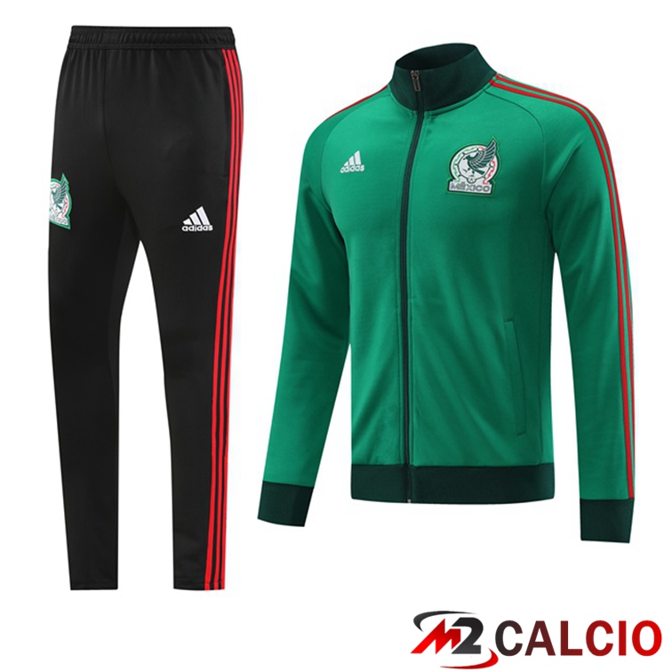 Insieme Tuta Calcio - Giacca Messico Verde 2022/2023