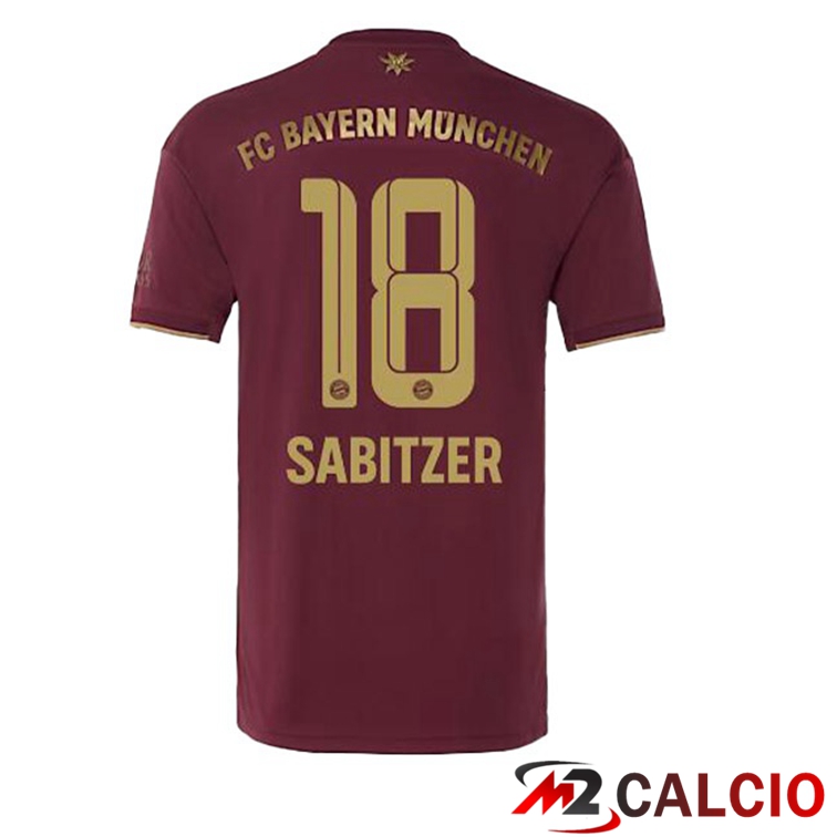Maglie Calcio Bayern Monaco (Sabitzer 18) Edizione Speciale Rosso 2022/2023
