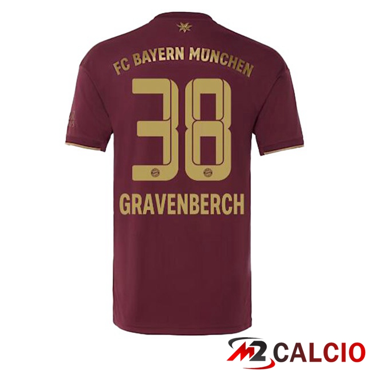 Maglie Calcio Bayern Monaco (Gravenberch 38) Edizione Speciale Rosso 2022/2023