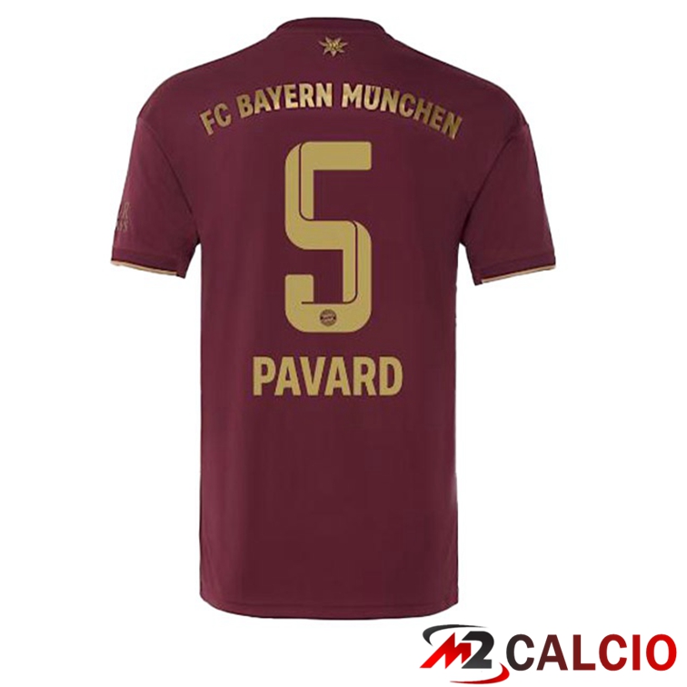 Maglie Calcio Bayern Monaco (Pavard 5) Edizione Speciale Rosso 2022/2023