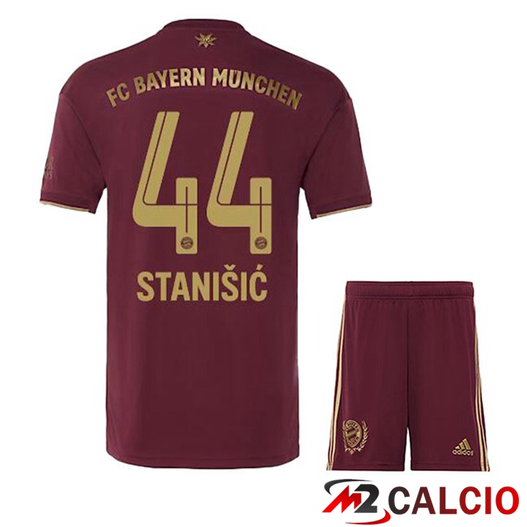 Maglie Calcio Bayern Monaco (Stanišić 44) Bambino Edizione Speciale Rosso 2022/2023