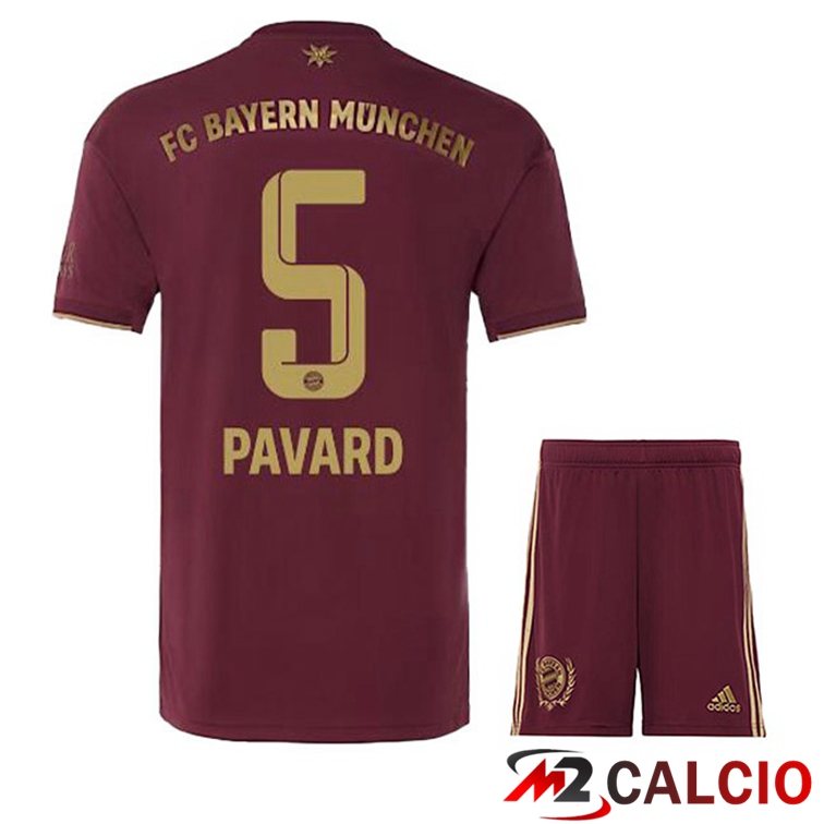 Maglie Calcio Bayern Monaco (Pavard 5) Bambino Edizione Speciale Rosso 2022/2023