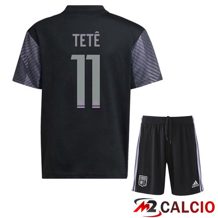 Maglie Calcio Lyon OL (TETÊ 11) Bambino Terza Nero 2022/2023