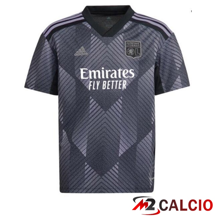 Maglie Calcio Lyon OL Terza Grigio 2022/2023