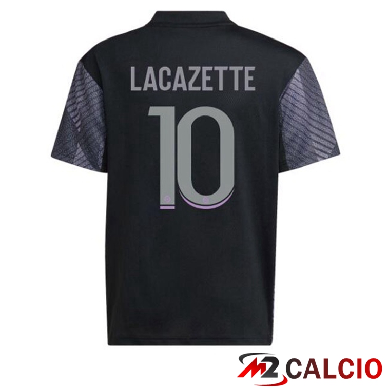 Maglie Calcio Lyon OL (LACAZETTE 10) Terza Nero 2022/2023
