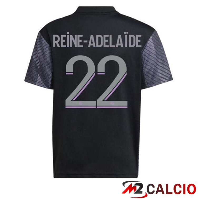 Maglie Calcio Lyon OL (REINE-ADELAÏDE 22) Terza Nero 2022/2023