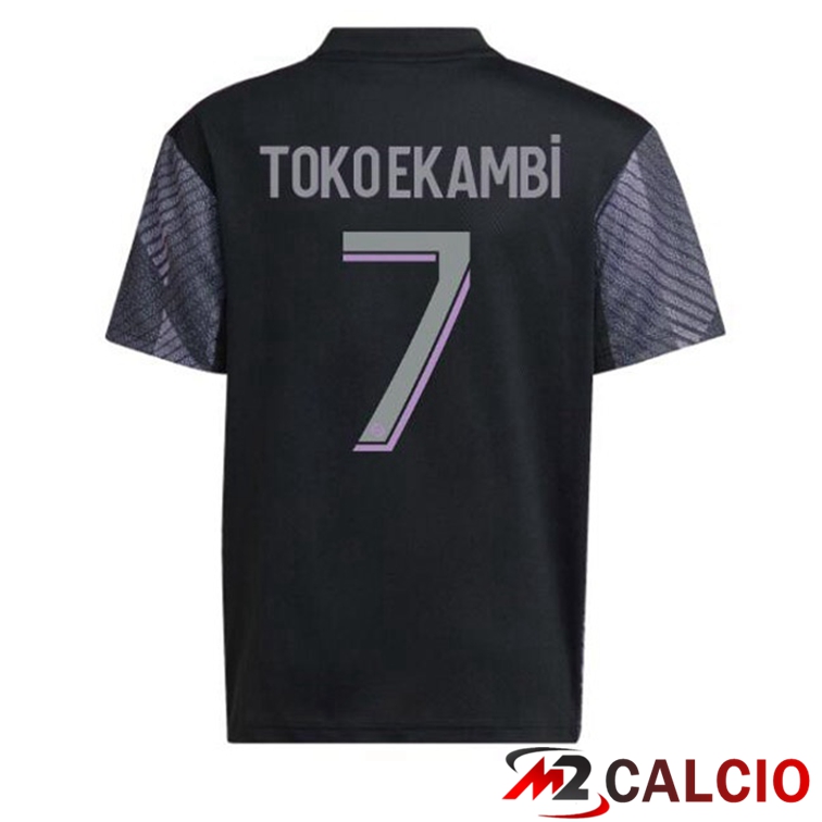Maglie Calcio Lyon OL (TOKO EKAMBI 7) Terza Nero 2022/2023