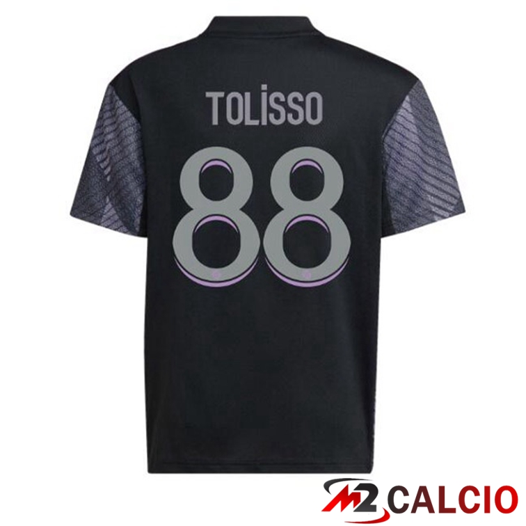 Maglie Calcio Lyon OL (TOLISSO 88) Terza Nero 2022/2023