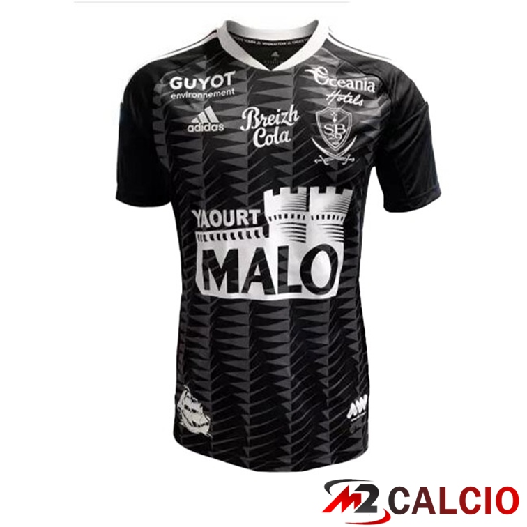 Maglie Calcio Stade Brestois Terza Nero 2022/2023