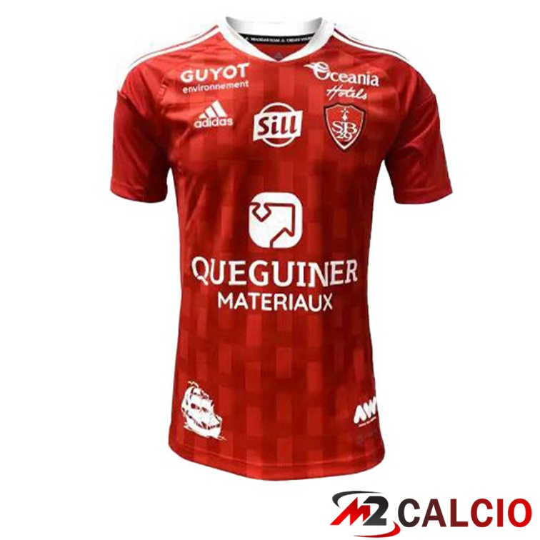 Maglie Calcio Stade Brestois Prima Rosso 2022/2023