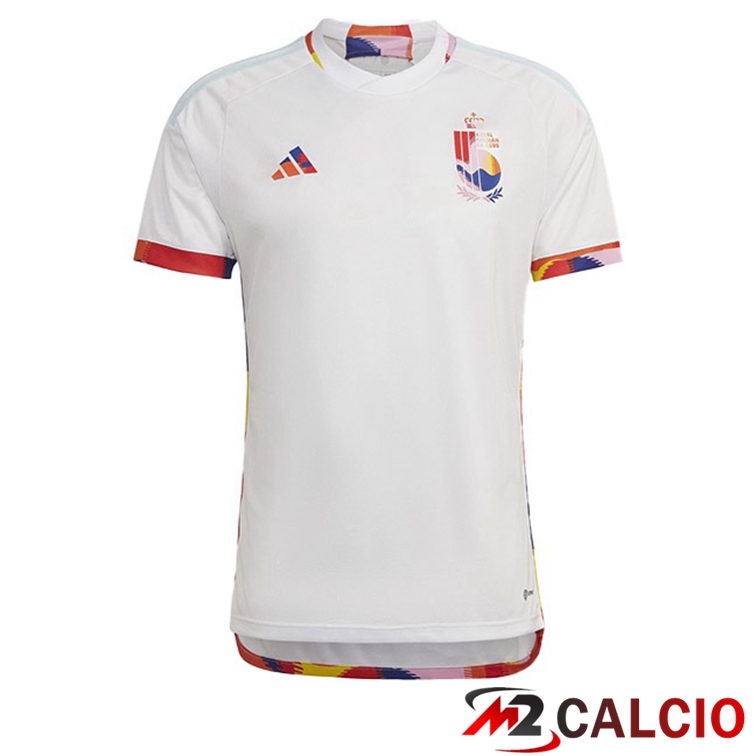 Maglie Calcio Belgio Seconda Bianco 2022/2023