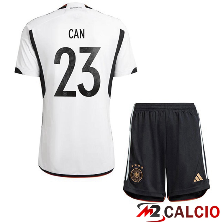 Maglie Calcio Germania (CAN 23) Bambino Prima Nero Bianco 2022/2023