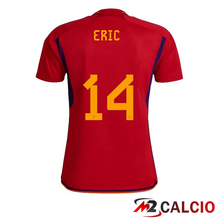 Maglie Calcio Spagna (ERIC 14) Prima Rosso 2022/2023