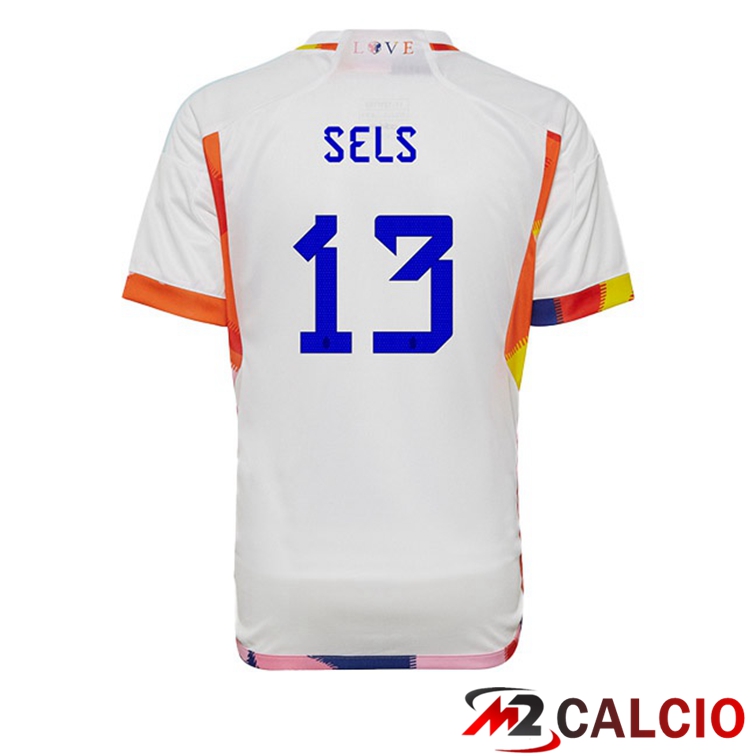 Maglie Calcio Belgio (SELS 13) Seconda Bianco 2022/2023