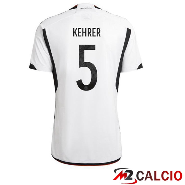 Maglie Calcio Germania (KEHRER 5) Prima Nero Bianco 2022/2023