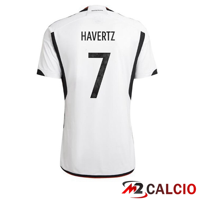 Maglie Calcio Germania (HAVerdeZ 7) Prima Nero Bianco 2022/2023