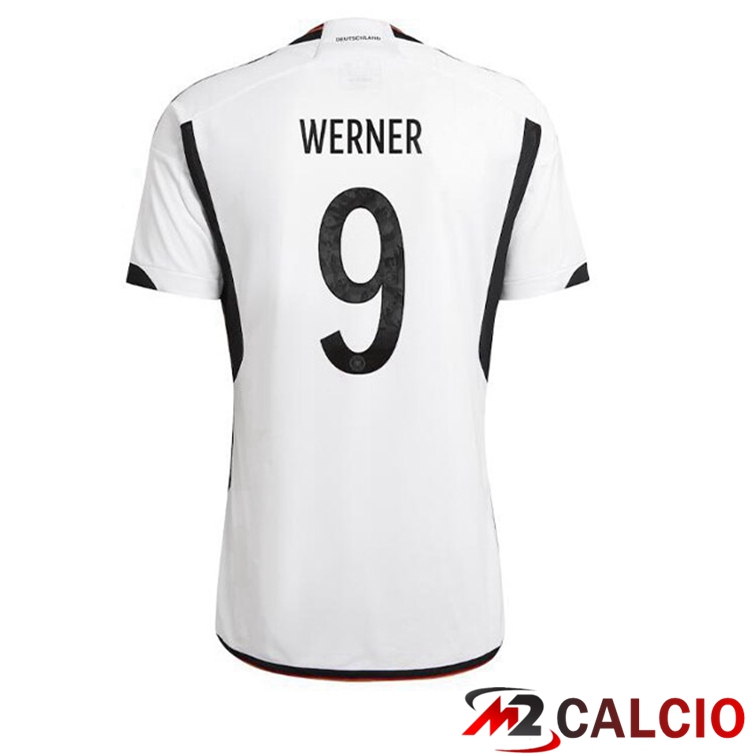 Maglie Calcio Germania (VOLLAND 9) Prima Nero Bianco 2022/2023