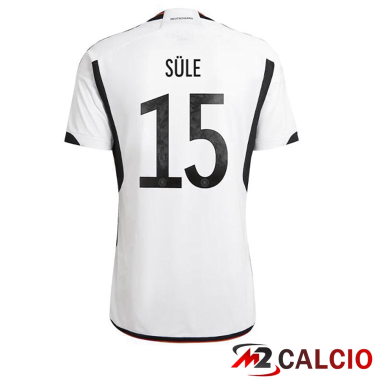 Maglie Calcio Germania (SULE 15) Prima Nero Bianco 2022/2023