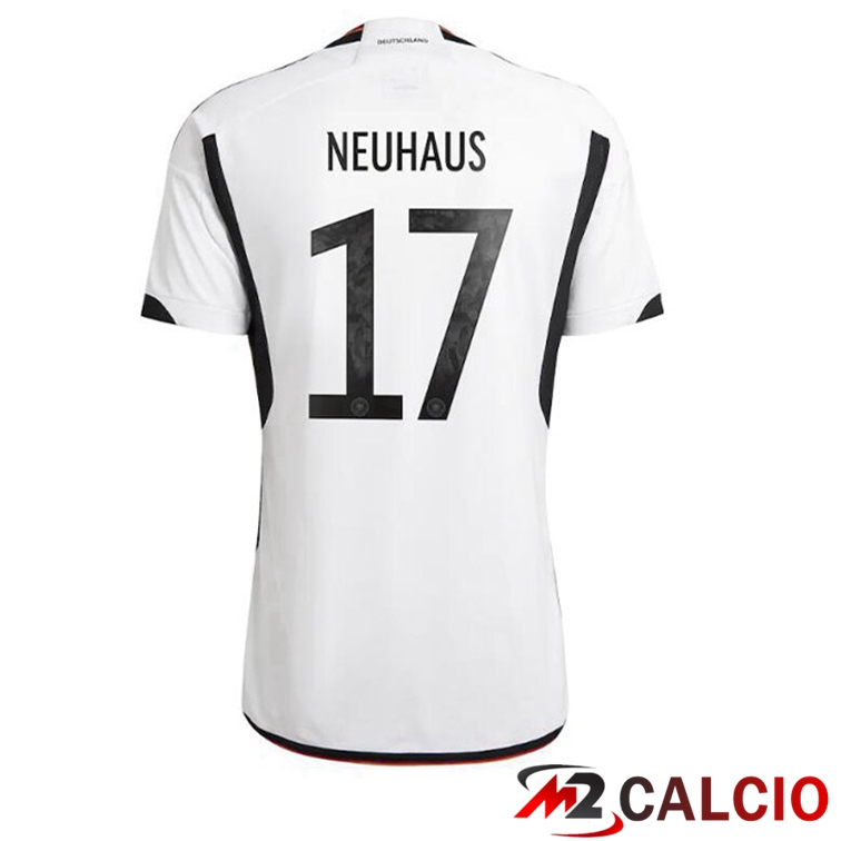 Maglie Calcio Germania (NEUHAUS 17) Prima Nero Bianco 2022/2023