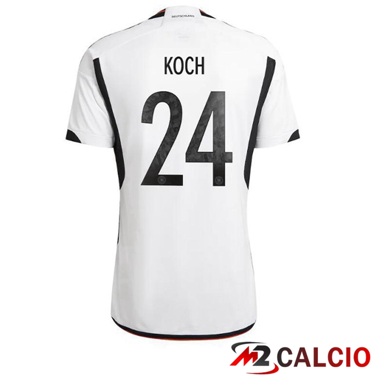 Maglie Calcio Germania (KOCH 24) Prima Nero Bianco 2022/2023
