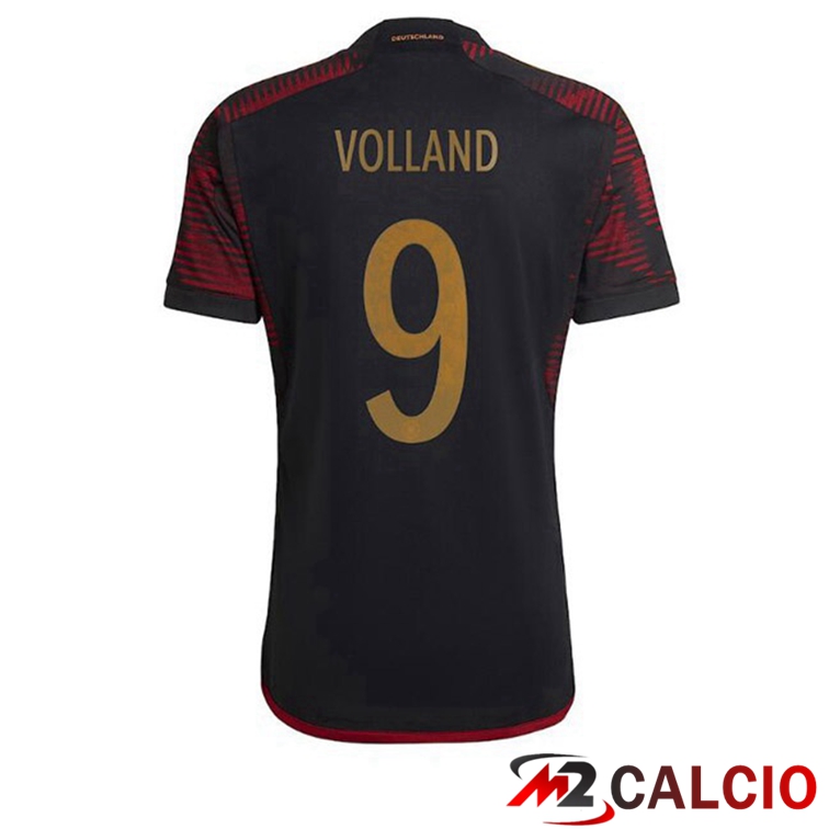 Maglie Calcio Germania (VOLLAND 9) Seconda Nero 2022/2023