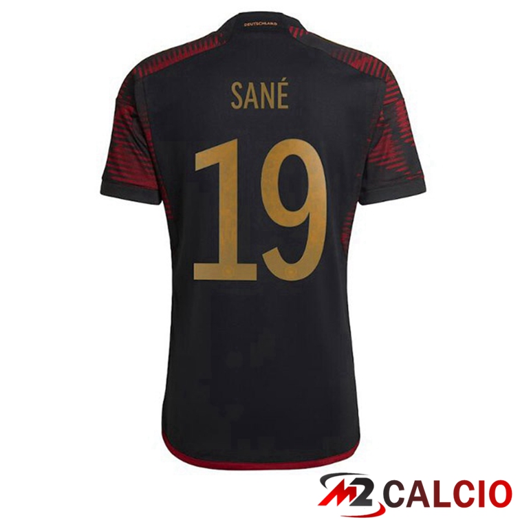 Maglie Calcio Germania (SANÉ 19) Seconda Nero 2022/2023
