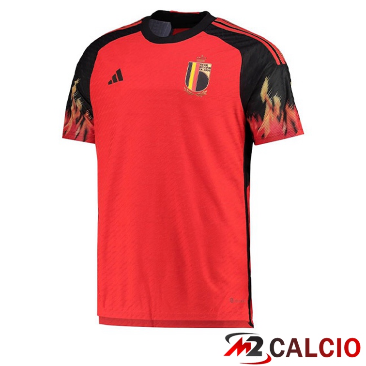 Maglie Calcio Belgio Prima Rosso Coppa Del Mondo 2022