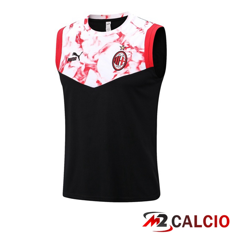 Canotta Calcio AC Milan Nero Bianco 2022/2023