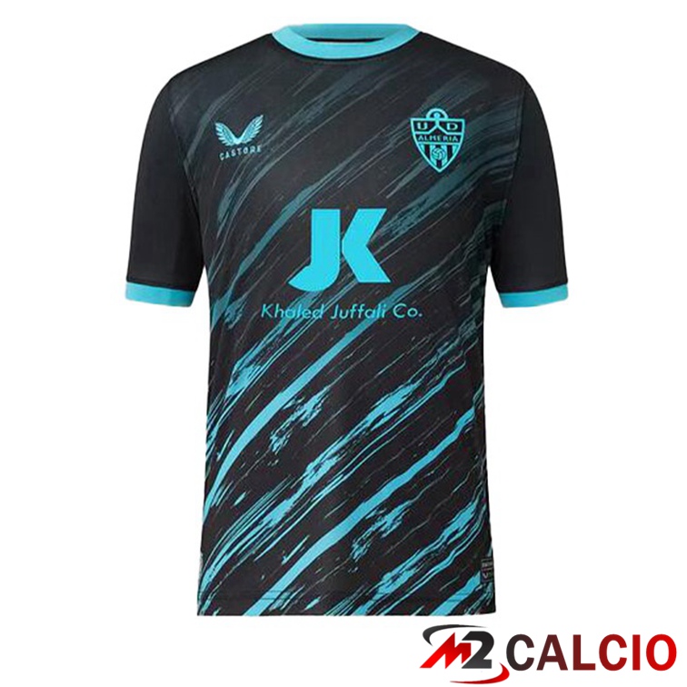 Maglie Calcio UD Almeria Seconda Nero Blu 2022/2023