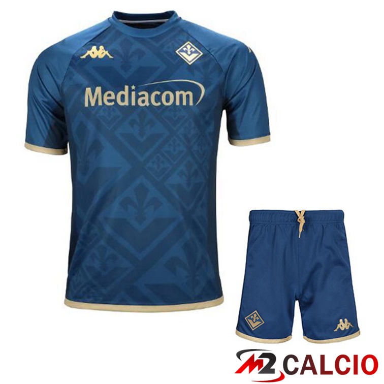Maglie Calcio ACF Fiorentina Bambino Terza Blu Royal 2022/2023
