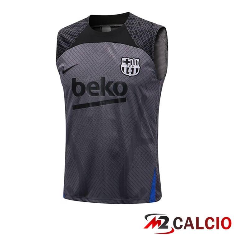 Canotta Calcio FC Barcellona Grigio 2022/2023