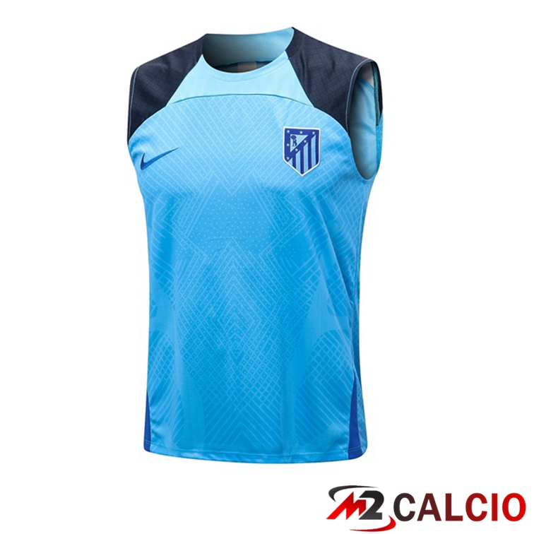 Canotta Calcio Atletico Madrid Blu 2022/2023