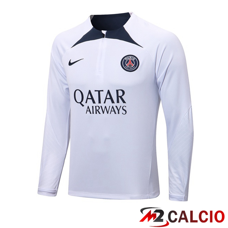 Felpe Allenamento Paris PSG Bianco 2022/2023