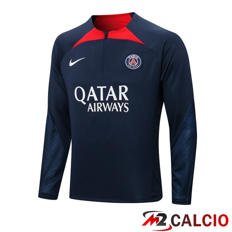 Felpe Allenamento Paris PSG Blu Royal 2022/2023